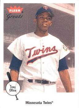 2002 Fleer Greats of the Game #90 Tony Oliva Front