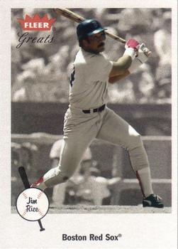 2002 Fleer Greats of the Game #92 Jim Rice Front