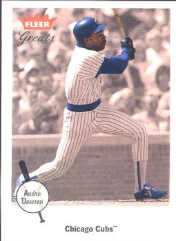 2002 Fleer Greats of the Game #36 Andre Dawson Front