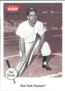 2002 Fleer Greats of the Game #37 Phil Rizzuto Front