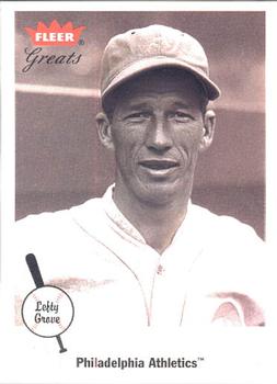 2002 Fleer Greats of the Game #51 Lefty Grove Front