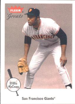 2002 Fleer Greats of the Game #53 Willie McCovey Front