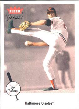 2002 Fleer Greats of the Game #77 Jim Palmer Front