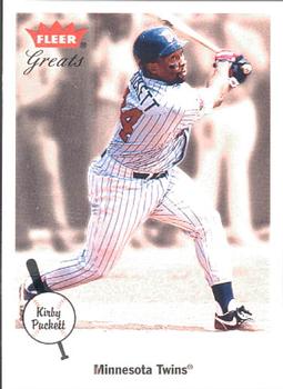 2002 Fleer Greats of the Game #96 Kirby Puckett Front