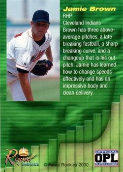 2000 Royal Rookies Futures - High Yield Limited Edition #NNO Jamie Brown Back