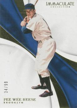 2017 Panini Immaculate Collection #28 Pee Wee Reese Front