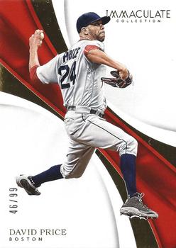 2017 Panini Immaculate Collection #38 David Price Front