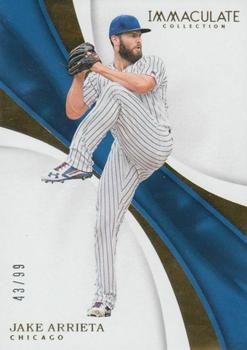 2017 Panini Immaculate Collection #44 Jake Arrieta Front