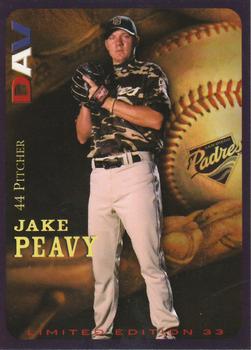 2005 DAV Major League #33 Jake Peavy Front