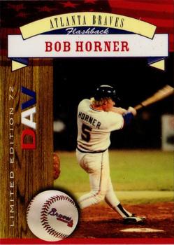 2005 DAV Major League #72 Bob Horner Front