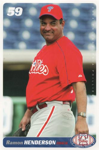 2004 Philadelphia Phillies Photocards #NNO Ramon Henderson Front