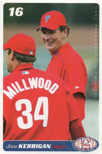 2004 Philadelphia Phillies Photocards #NNO Joe Kerrigan Front