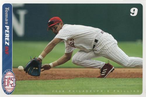 2004 Philadelphia Phillies Photocards #NNO Tomas Perez Front