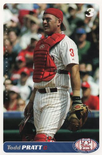 2004 Philadelphia Phillies Photocards #NNO Todd Pratt Front