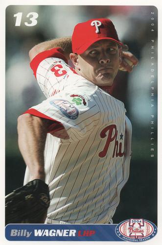 2004 Philadelphia Phillies Photocards #NNO Billy Wagner Front