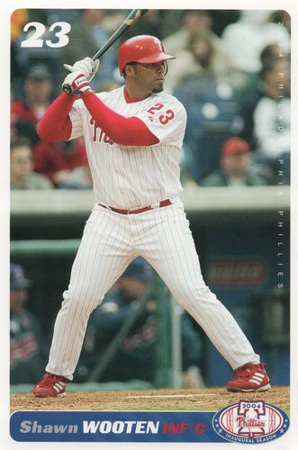 2004 Philadelphia Phillies Photocards #NNO Shawn Wooten Front