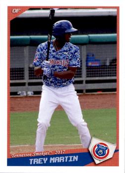 2017 Grandstand Tennessee Smokies #NNO Trey Martin Front