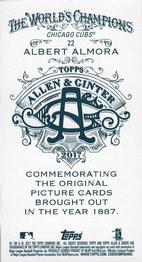 2017 Topps Allen & Ginter - Mini A & G Back #22 Albert Almora Back