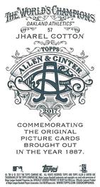 2017 Topps Allen & Ginter - Mini A & G Back #57 Jharel Cotton Back