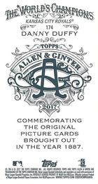 2017 Topps Allen & Ginter - Mini A & G Back #174 Danny Duffy Back