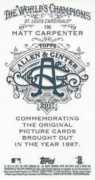 2017 Topps Allen & Ginter - Mini A & G Back #190 Matt Carpenter Back