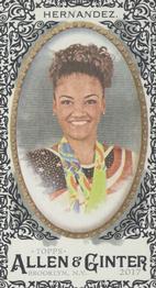 2017 Topps Allen & Ginter - Mini Black Border #274 Laurie Hernandez Front