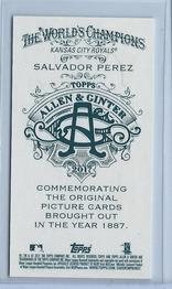 2017 Topps Allen & Ginter - Mini No Card Number #NNO Salvador Perez Back