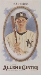 2017 Topps Allen & Ginter - Mini Red Brooklyn Back #15 Gary Sanchez Front