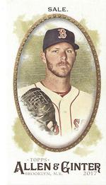 2017 Topps Allen & Ginter - Mini Red Brooklyn Back #41 Chris Sale Front