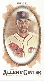 2017 Topps Allen & Ginter - Mini Red Brooklyn Back #139 David Price Front