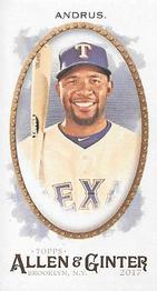 2017 Topps Allen & Ginter - Mini Red Brooklyn Back #287 Elvis Andrus Front