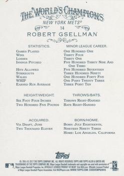 2017 Topps Allen & Ginter - Foil #14 Robert Gsellman Back