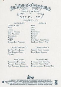 2017 Topps Allen & Ginter - Foil #17 Jose De Leon Back
