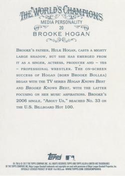 2017 Topps Allen & Ginter - Foil #20 Brooke Hogan Back