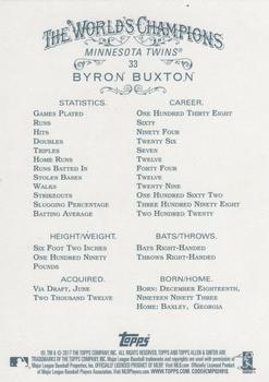 2017 Topps Allen & Ginter - Foil #33 Byron Buxton Back