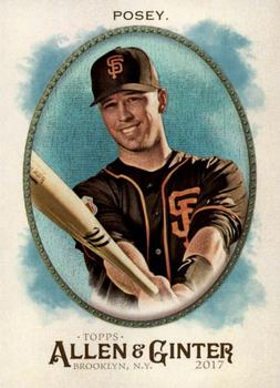 2017 Topps Allen & Ginter - Foil #51 Buster Posey Front