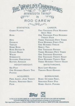 2017 Topps Allen & Ginter - Foil #79 Rod Carew Back