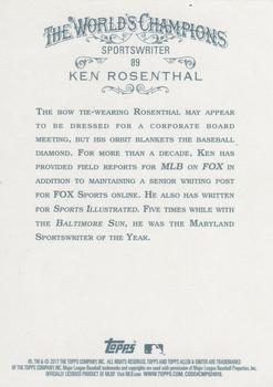 2017 Topps Allen & Ginter - Foil #89 Ken Rosenthal Back