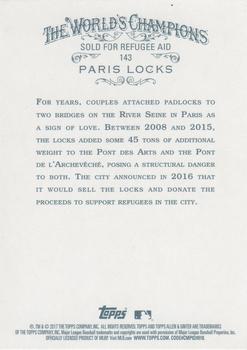 2017 Topps Allen & Ginter - Foil #143 Paris Locks Back