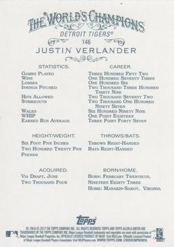 2017 Topps Allen & Ginter - Foil #146 Justin Verlander Back