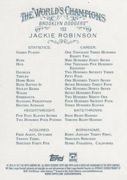 2017 Topps Allen & Ginter - Foil #152 Jackie Robinson Back