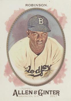 2017 Topps Allen & Ginter - Foil #152 Jackie Robinson Front