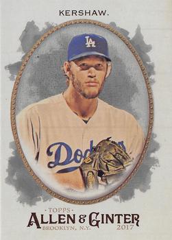 2017 Topps Allen & Ginter - Foil #178 Clayton Kershaw Front
