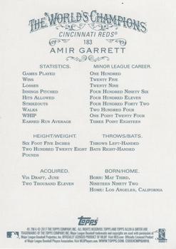 2017 Topps Allen & Ginter - Foil #183 Amir Garrett Back
