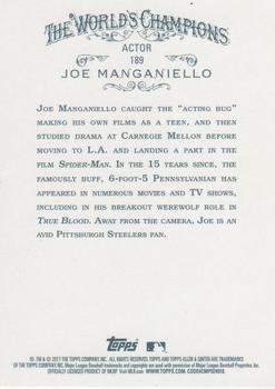 2017 Topps Allen & Ginter - Foil #189 Joe Manganiello Back