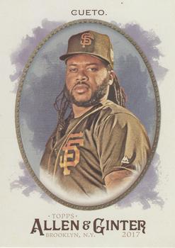 2017 Topps Allen & Ginter - Foil #219 Johnny Cueto Front