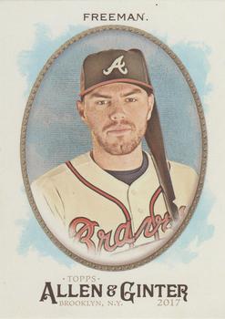 2017 Topps Allen & Ginter - Foil #280 Freddie Freeman Front