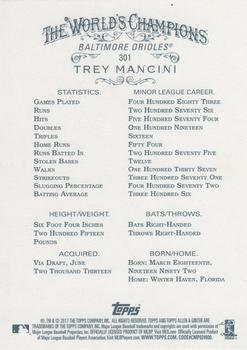 2017 Topps Allen & Ginter - Foil #301 Trey Mancini Back