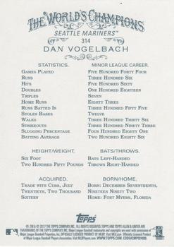 2017 Topps Allen & Ginter - Foil #314 Dan Vogelbach Back