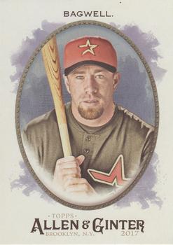 2017 Topps Allen & Ginter - Foil #350 Jeff Bagwell Front